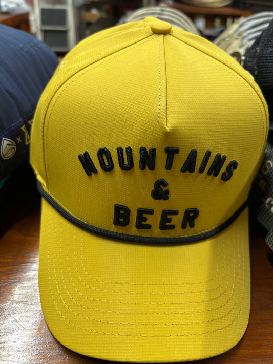 Mountains and Beer Hat