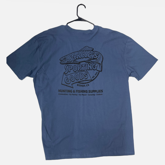 Mac's Logo T-Shirt (Blue)